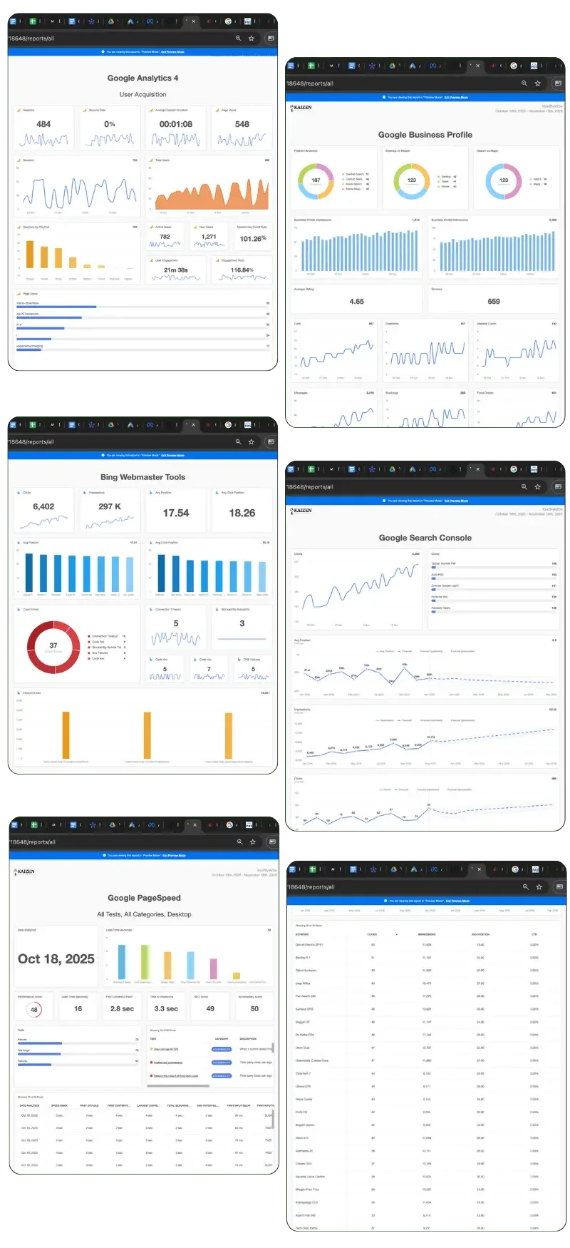 website portfolio with different devices